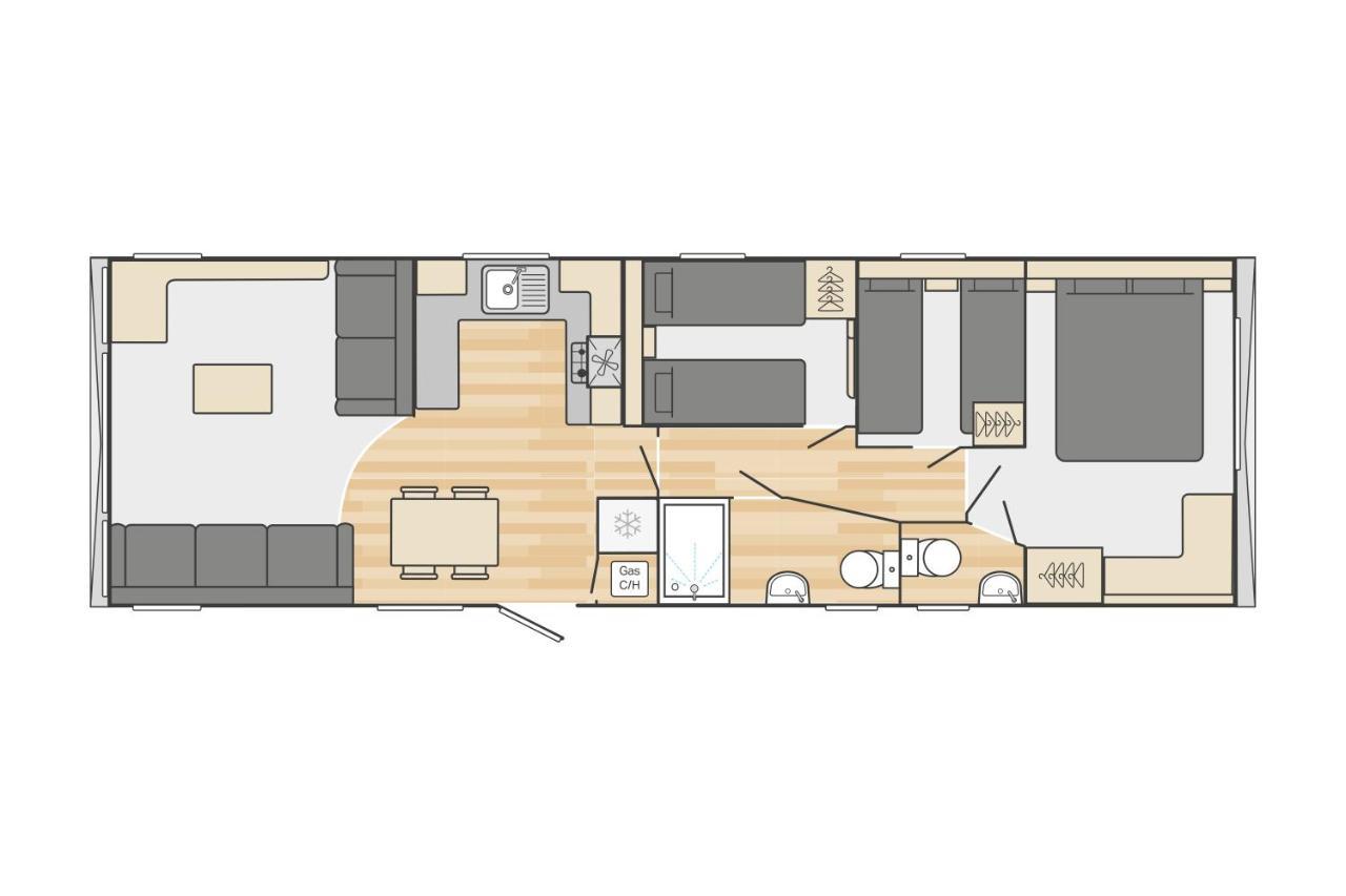 Lydstep Beach Bayview 3-Bedroom Holiday Home Tenby Eksteriør bilde